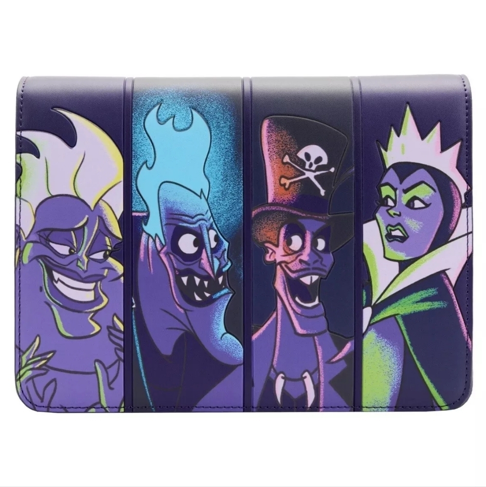 Loungefly Disney Villains in the Dark Crossbody Bag NWT - Picture 3 of 8